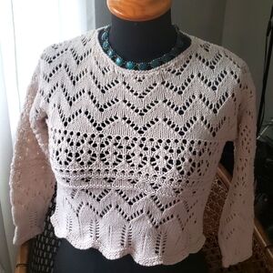 Crochet Crop Sweater